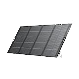 ECOFLOW 400W Tragbares SolarPanel 0% VAT, Faltbares Solarmodul für Delta Pro/Delta Max/Delta Tragbare Powerstation, bifaziales Design, 25% Wirkungsgrad, Solaranlage für Outdoor Garten Balkon Camping