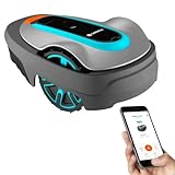 Gardena SILENO city: Mähroboter bis 500 m² Rasenfläche, Bluetooth-App bedienbar, Schnitthöhe 20 - 50 mm, LCD Display, Diebstahlschutz, inkl. Begrenzungskabel, Haken und Verbinder (15002-20)