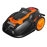 WORX WG791E.1 M1000 Landroid Mähroboter / Automatischer Rasenmäher für bis zu 1000 qm mit 4-Klingen-System und verstellbarer Schnitthöhe / 55 x 38,5 x 26 cm (L x B x H)