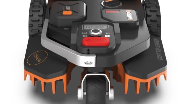 Worx Landroid Vision M600 WR206E Mähroboter ohne Begrenzungskabel in Frontansicht